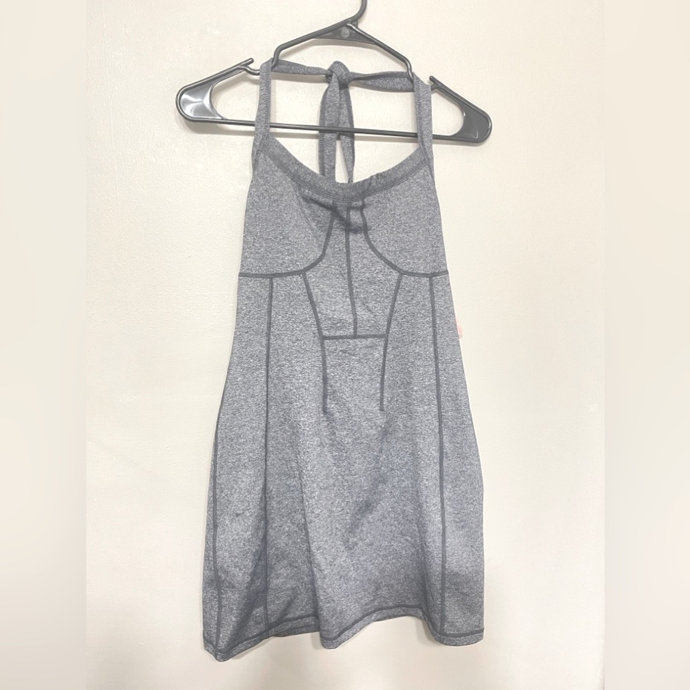 Athleta NEW Women's Modra Halter Neck‎ Yoga Gray Active Dress Size 6P